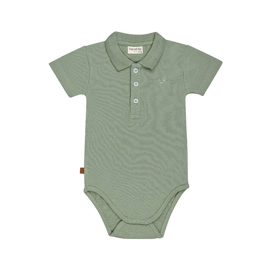 Frogs & Dogs - Body - Polo (mørkegrøn) - tumle
