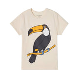 The Striped Cat - T-shirt - Tukan (beige) - tumle