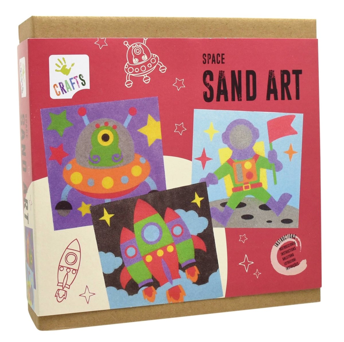 Crafts - Rum sandkunst – Kreativt sandkunst sæt til børn - tumle