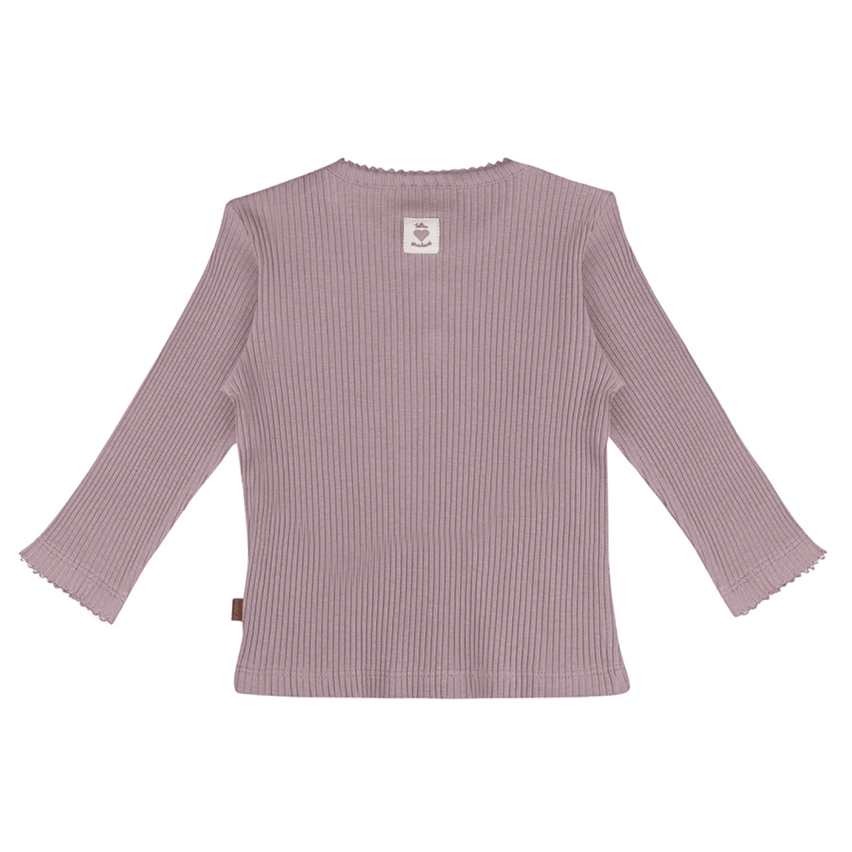 Frogs & Dogs - Langærmet trøje - Rib - Hjerte (støvet rosa) - tumle