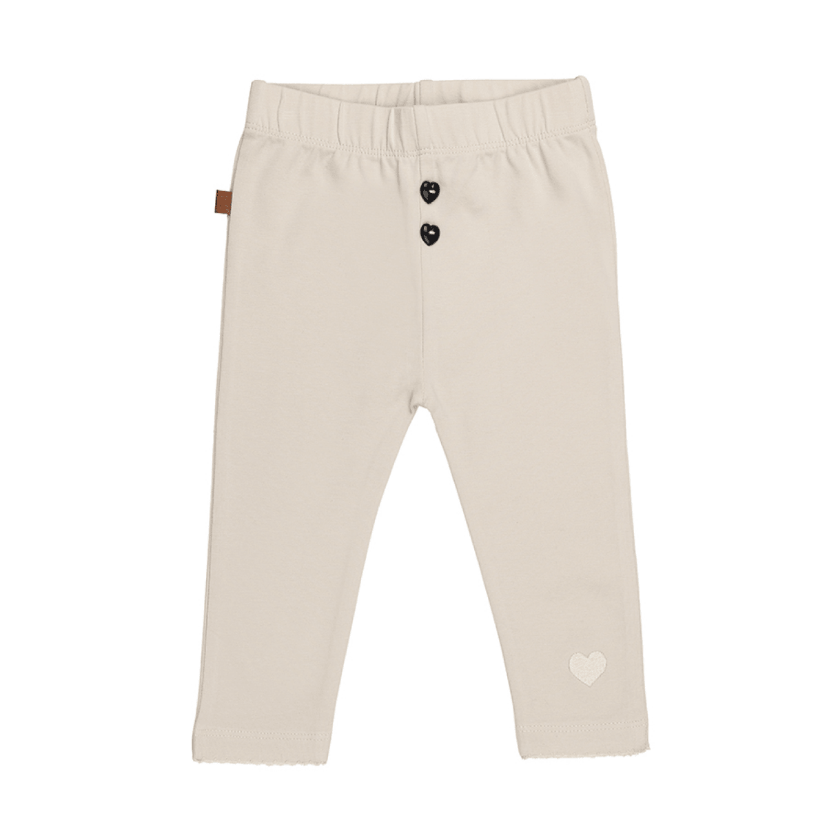 Frogs & Dogs - Leggings - Hjerte (creme) - tumle