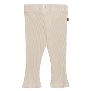 Frogs & Dogs - Leggings - Rib - Hjerte (creme) - tumle