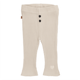 Frogs & Dogs - Leggings - Rib - Hjerte (creme) - tumle