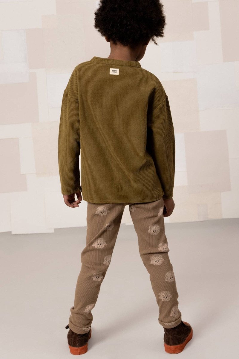 Leggings Rom Pom Mocha hund - tumle