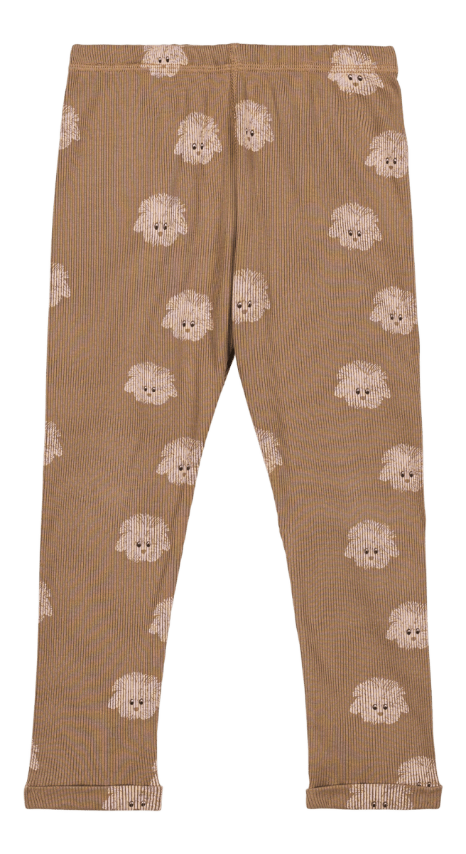 Leggings Rom Pom Mocha hund - tumle