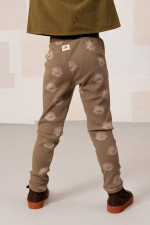 Leggings Rom Pom Mocha hund - tumle