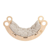 MeowBaby - Snug Rocker med beige pude - tumle