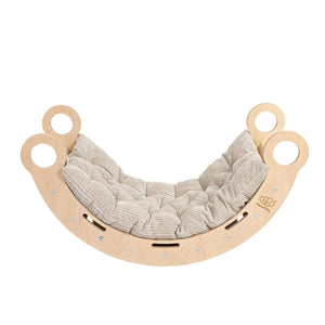 MeowBaby - Snug Rocker med beige pude - tumle