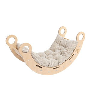 MeowBaby - Snug Rocker med beige pude - tumle