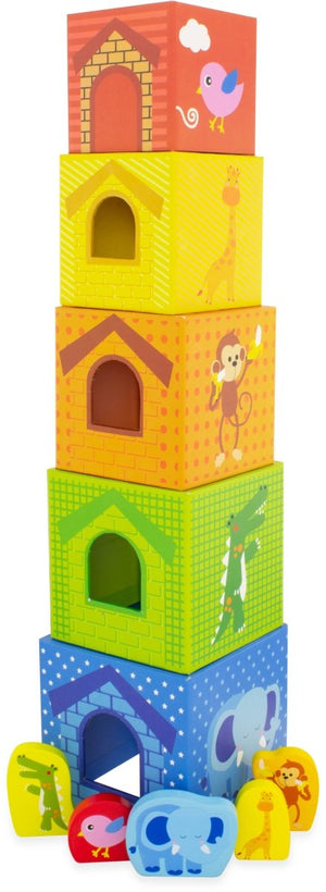 Stabletårn med dyr - tumle