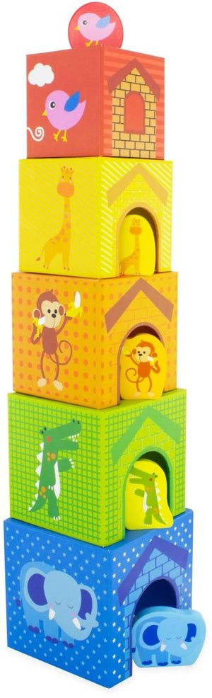Stabletårn med dyr - tumle