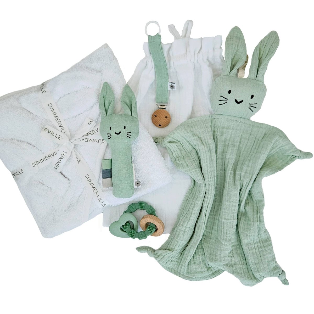 Baby Bunny – Gavebundle (grøn) - tumle
