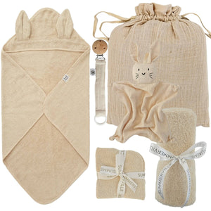 Summerville Organic - Gavesæt "Velkommen Baby" (sand) - tumle