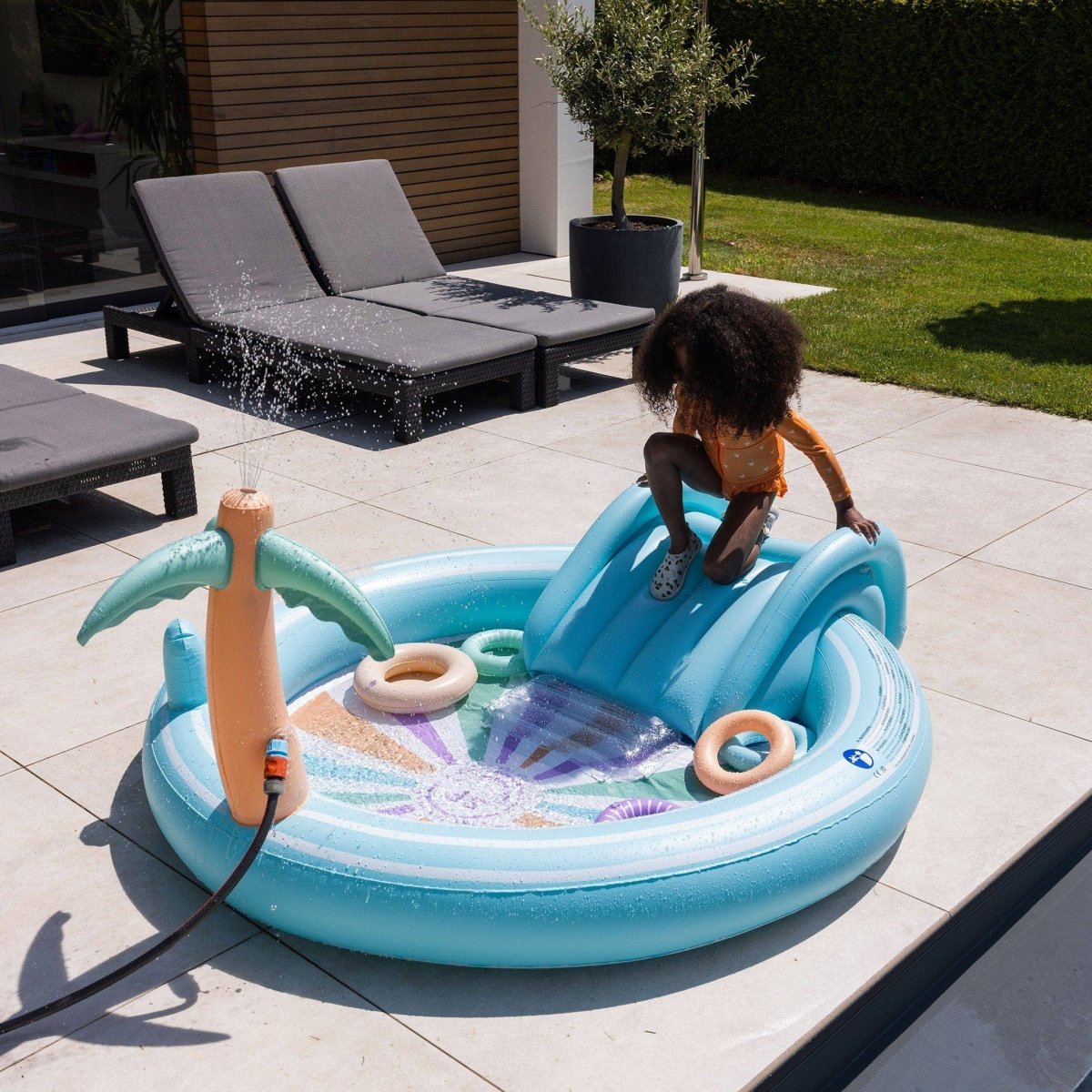 Swim Essentials - Børnepool - Lyse Bølger - tumle
