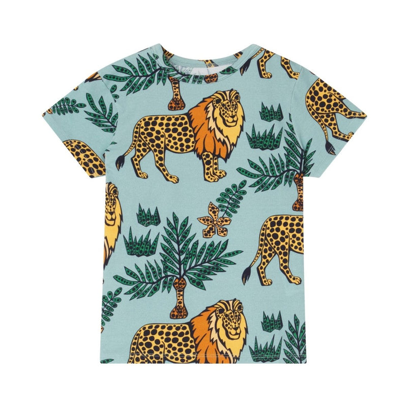 The Striped Cat - T-shirt - Løve - tumle