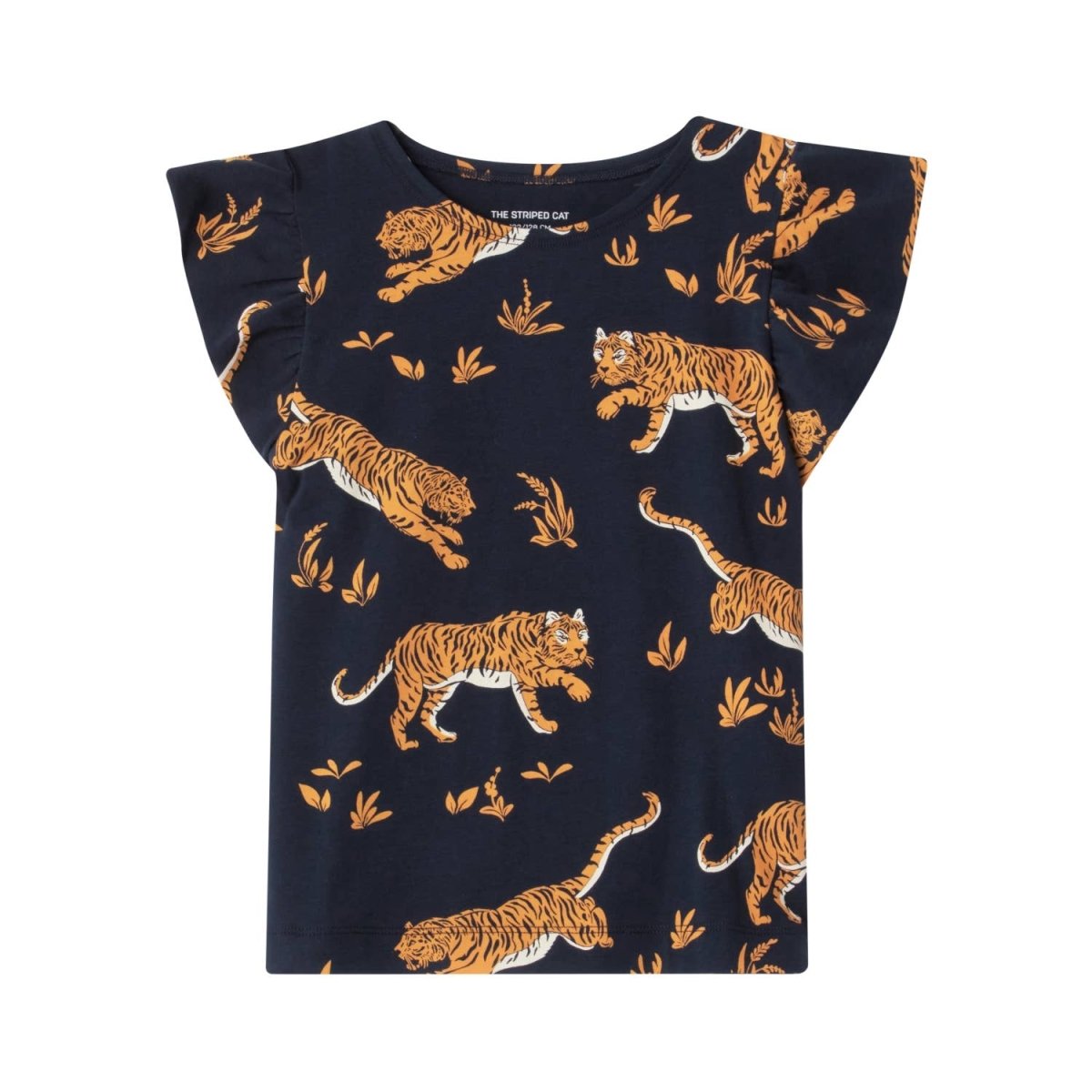 The Striped Cat - T-shirt - Tiger (blå) - tumle