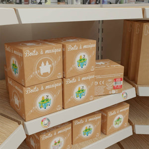 Træmusikboks - jungle - tumle