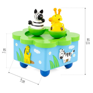 Træmusikboks - jungle - tumle