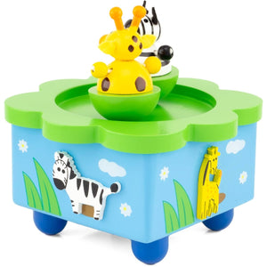 Træmusikboks - jungle - tumle