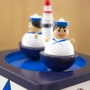 Træmusikboks - marine - tumle