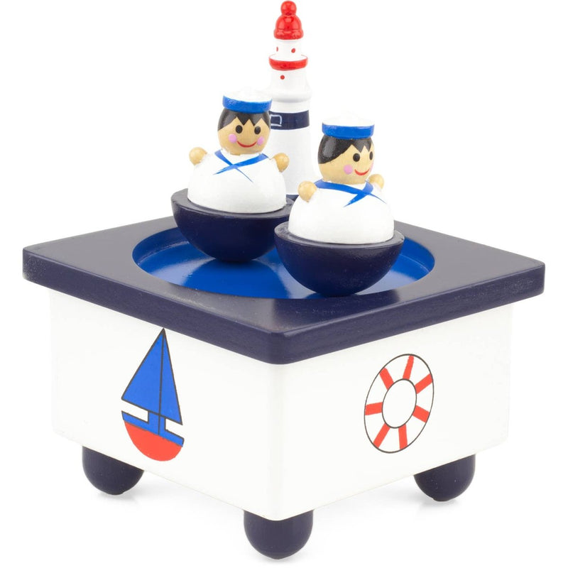 Træmusikboks - marine - tumle